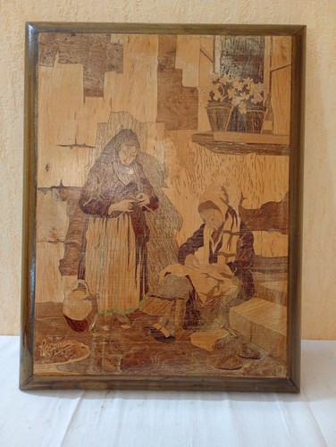 Tableau marqueterie de - en,