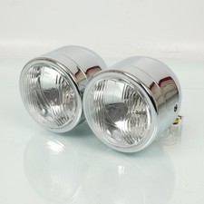 Double optique avant rond