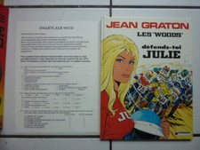 GRATON / JULIE WOOD  /  DEFENDS TOI JULIE   / EO  + FEUILLE D ENQUETE 