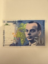 BILLET 50 FRANCS SAINT EXUPERY