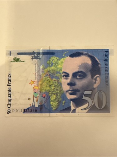 Billet francs saint exupery - francs,