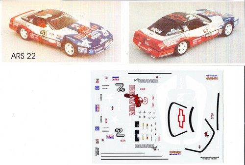 Decal corvette challenge - corvette,
