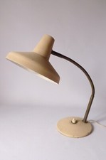 LAMPE À POSER BUREAU ANNÉE 50 VINTAGE DESIGN ALUMINOR 1950 METAL