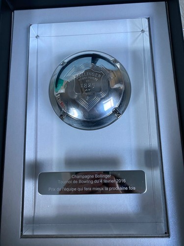 Trophée bowling champagne - de,