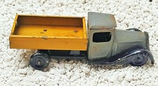 Jouet Ancien Camion Benne en Tôle VEBE