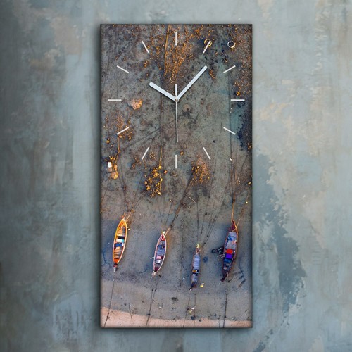 Horloge décorative sur toile