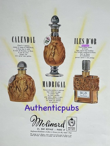 Publicite molinard parfum - parfum, de