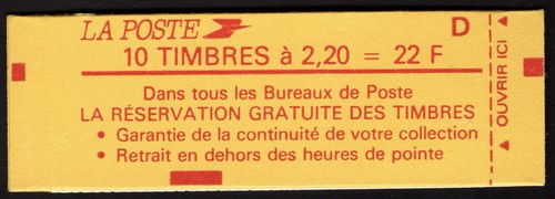 France carnet vignette