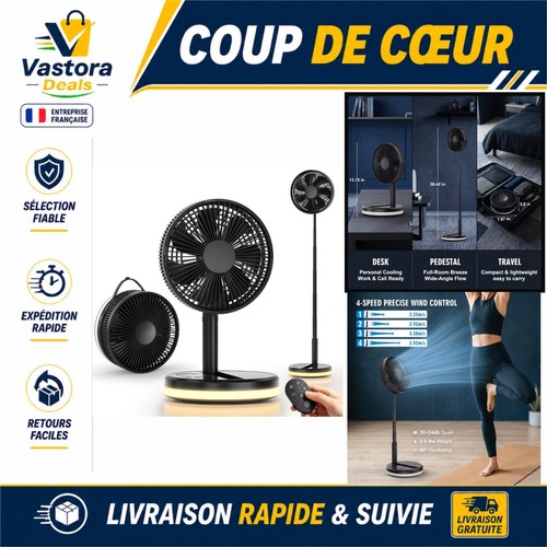 Ventilateur sur pied - , portable