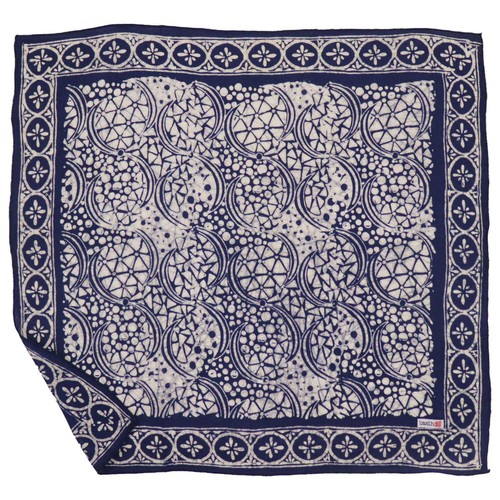 Batik bandana blue stone - bandana, stone,