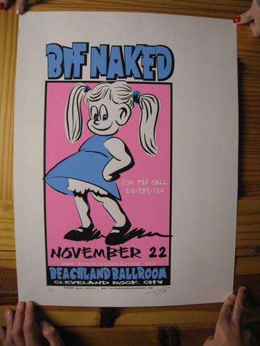 Affiche concert bif naked - concert,