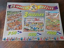 Puzzle 1000/750/500 P Haasteren boîte 3 puzzles les 25 ans sport 