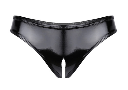 String vinyle noir coquin