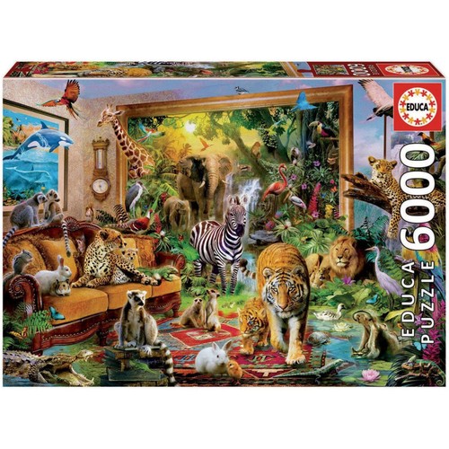 Puzzle les animaux - les, la