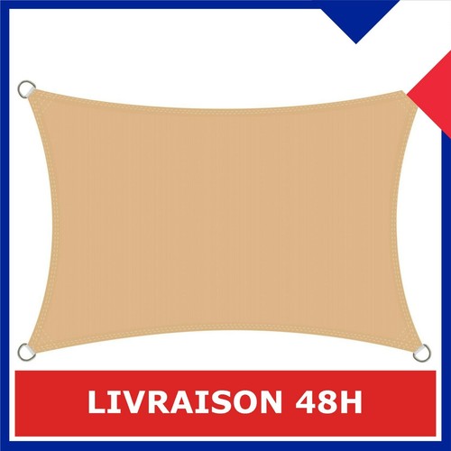 Voile ombrage rectangulaire - d'ombrage,