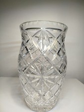 Vase en cristal taillé 28cm 