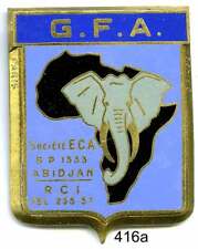 CA416a - PLAQUE DE CALANDRE AUTO - G.F.A