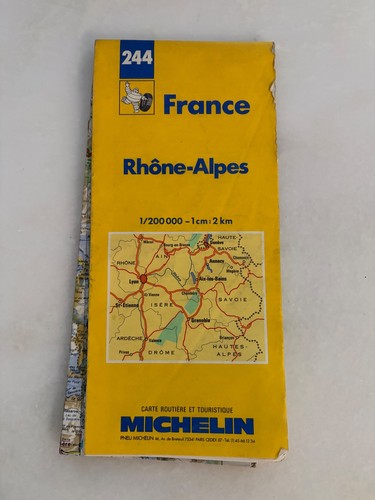 Ancienne carte michelin 244 - ancienne,