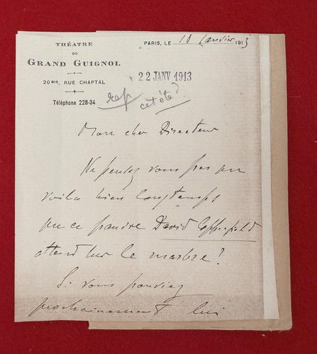 Cj57 lettre autographe - cj57-lettre,