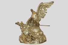 Bronze Doré Aigle De Waterloo JL GÉRÔME SIOT Paris Dlg Barbedienne Susse Empire