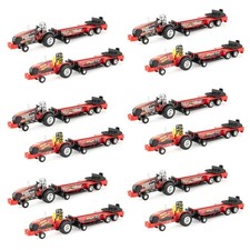 Boîte De 12 ERTL 1/64 Étui IH Shed Shaker & Rouge Chaud ! à Tirer Tracteur Avec