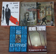 HENRI TROYAT - LOT DE 5 LIVRES - POCHE - LE JUGEMENT DE DIEU - 1964 à 1974 - TBE