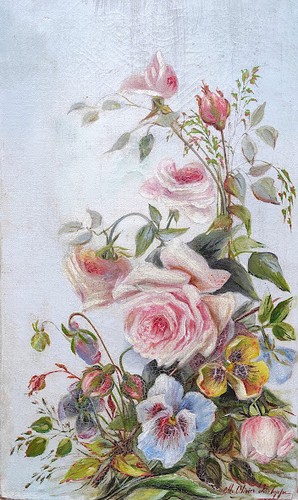 Tableau ancien huile sur - sur, toile