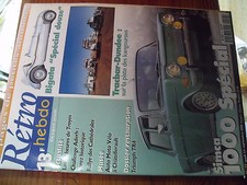 µ? Revue Retro Hebdo n°77 Bigata Simca 1000 Special Triumph TR4