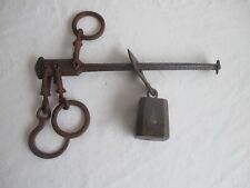 1830 1850 environ mini balance romaine 18 cm poinçon couronne royale