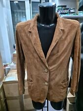 Ellebi Veste Véritable Cuir D'Occassion Femme Brun TG 50 XYR394L