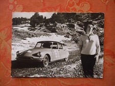 CPA Originale 1961 CITROEN DS ID19 claudine VANSON championne de france rallyes