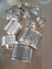 lot 7 ronds de serviettes