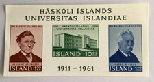 TIMBRES  D' ISLANDE Feuillet