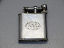 -ANCIEN BRIQUET A ESSENCE PUBLICITAIRE ESSO COLLECTION DECO GARAGE VHC