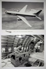 Deux photos boing 767 avion - ,