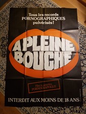 Affiche 1977 A PLEINE BOUCHE