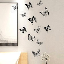 12/24X Papillon Autocollant