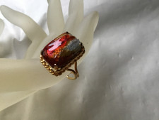 Jolie bague doré et émaux