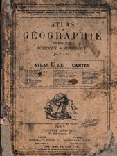 Ancien atlas de géographie