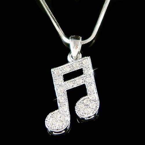 Collier musical cristal - collier,