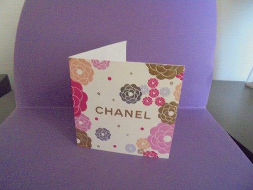 Chanel carte double fete - chanel, des