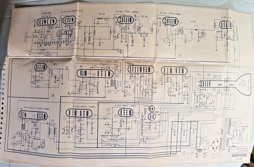 Rare ancien grand plan - ancien,