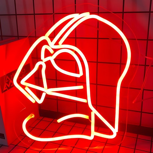 Darth vader led néon bouclier - vader,
