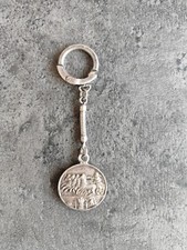 PORTE CLE KEY RING VINTAGE ANNEES 60 ROMAIN GRECE COURSE CHAR CASQUE BE