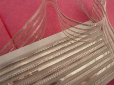 ruban ancien organza et fil