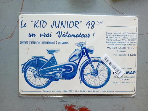 Plaque métal décorative - métal, 30