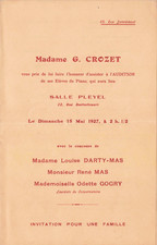 Vieux papier paris 1927 - vieux,