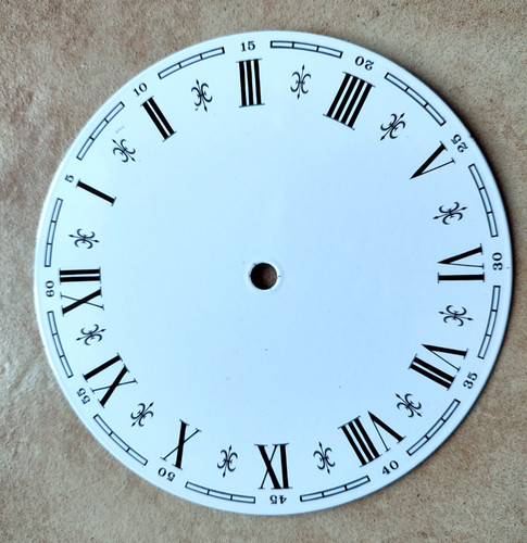 Cadran horloge émaillée