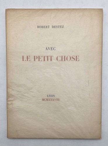 Avec petit chose - le,