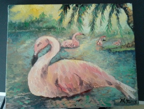 Tableau peinture huile - tableau,